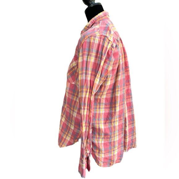 RALPH LAUREN Denim & Co Pink Plaid Button Up Shirt Size Small Lightweight Preppy - Picture 4 of 7